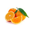 Naranja hoja sin tratar, mesa y zumo